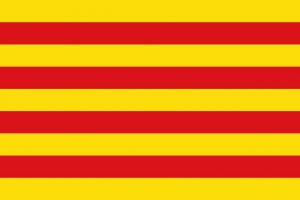 Bandera del Reino de Aragón desde el año 1150
