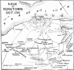 Plan Batalla de Yorktown