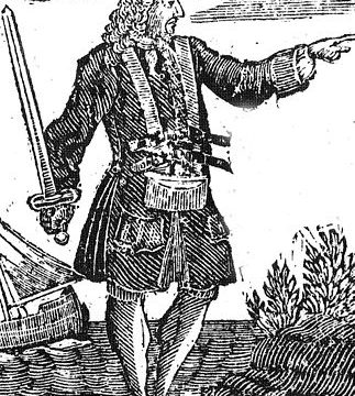 Dibujo del piratas Charles Vane