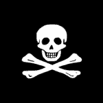 Bandera negra pirata