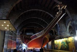 Galera Real en el Museo Marítimo de Barcelona