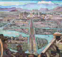 Tenochtitlan capital Azteca