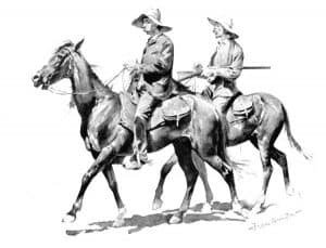 U.S: Animales Hispanos en América-Raices 1 Vaqueros a caballo