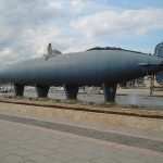 Casco del Submarino de Peral en el Puerto de Cartagena