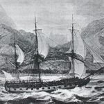 Asaltos en las colonias de América por piratas y corsarios 3 Goleta veloz navegando