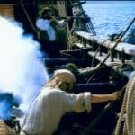 Barcos piratas como y porque eran asi 4 Disparo de cañones desde la cubierta