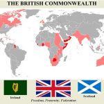 Mapa de la Commonwealth de Inglaterra