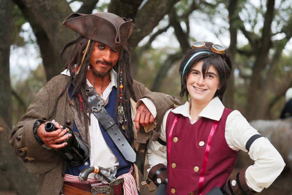 Disfraces de piratas ambientados en su época