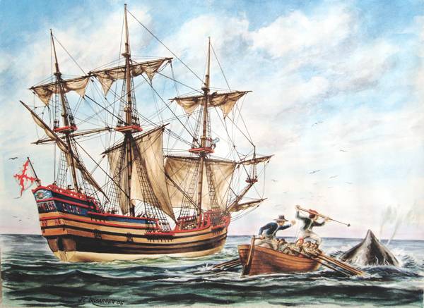 Barco ballenero vasco español del siglo XVII